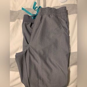 Figs - High Waisted Zamora Jogger Scrubs (Graphite)